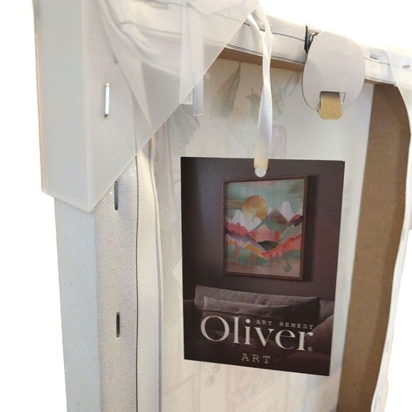 Oliver Gal 14"x11" Champagne Designer Floral Canvas Wall Art Decor NWT - Picture 5 of 15